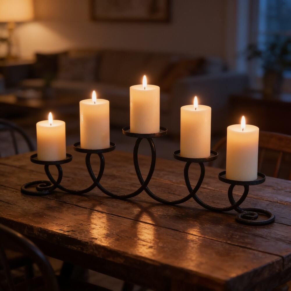 Wrought Iron Candelabra